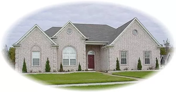 image of traditional house plan 8145